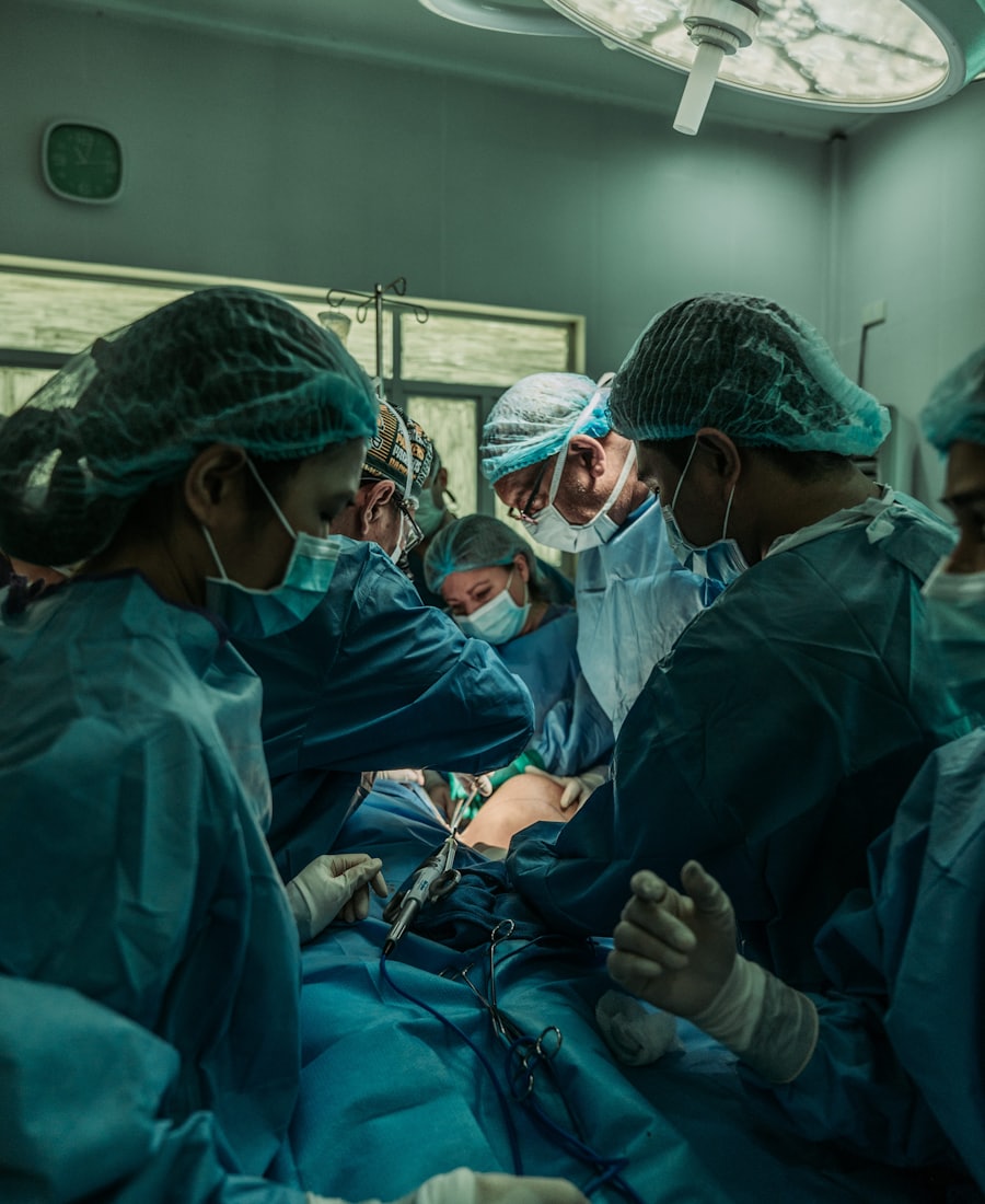 Surgical team at work